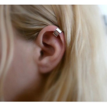Кафф Зажим. Серебро. Без отверстия 